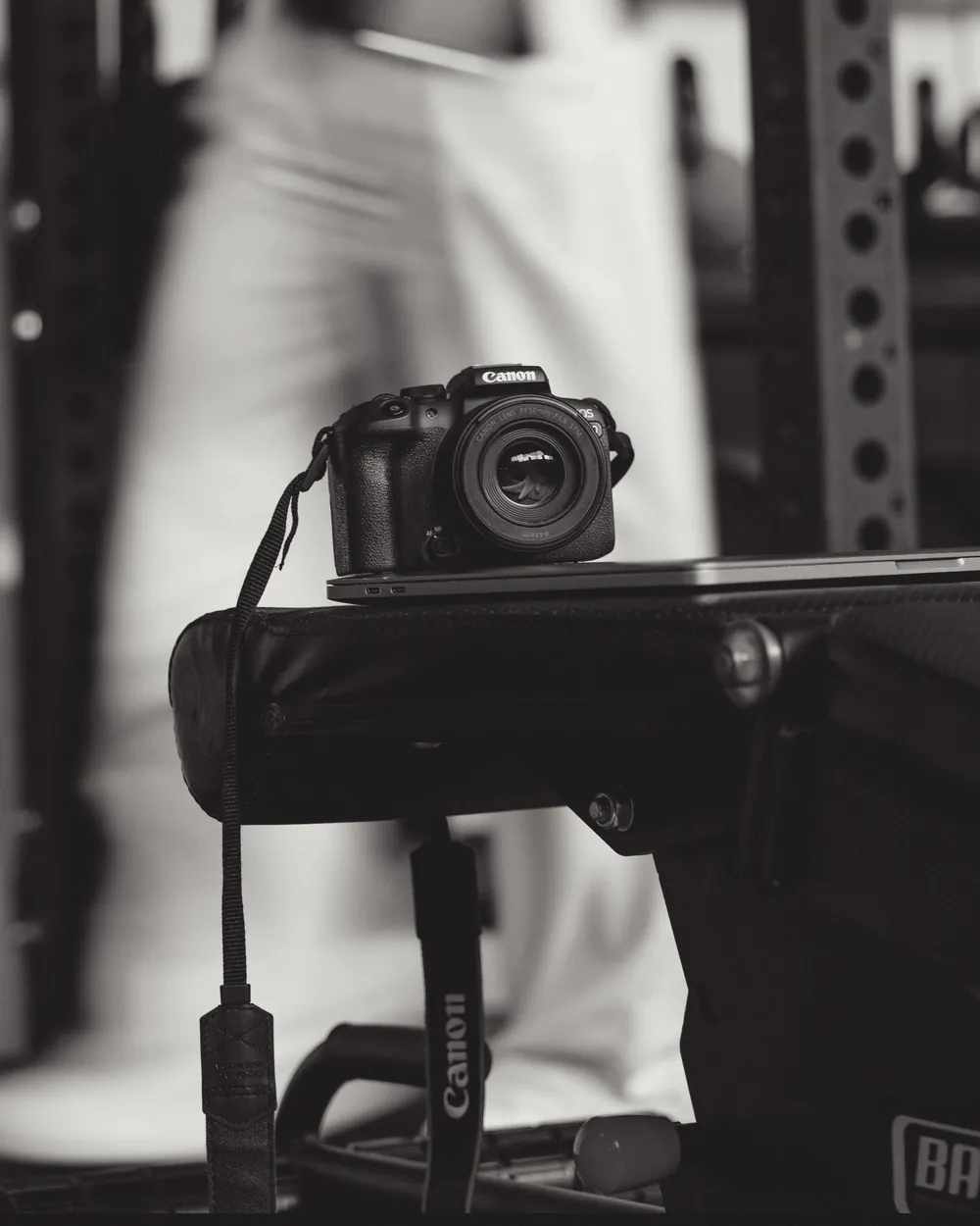 De camera van Social Fit klaar voor een contentdag